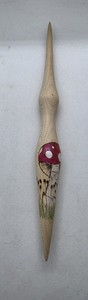 Support Spindle drop spindle Handpainted Mushrooms