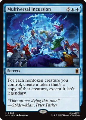 x1 Multiversal Incursion M MTG Marvel Super Heroes M/NM, English