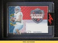2022 Leaf Metal Draft State Pride Auto 1/1 Sam Howell #SP-SH1 7i6