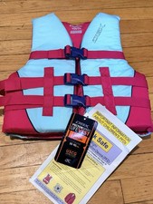 DBX Vector Series Youth Life Vest 50–90 lbs *USCG Approved* Swim Float L...