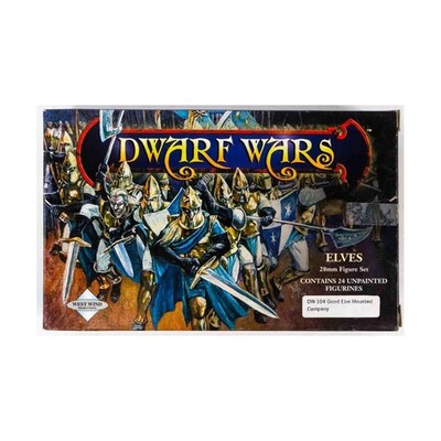 Old Glory Dwarf Wars Elves 28mm Good Elves Mounted VG+/NM