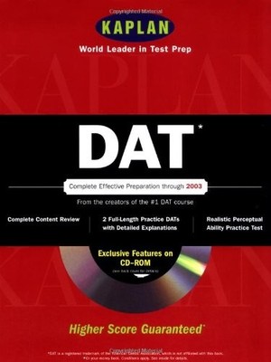 KAPLAN DAT WITH -ROM (DAT (DENTAL ADMISSION TEST)(KAPLAN)) *Excellent Condition*
