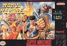 World Heroes 2 (Super Nintendo, 1994) Rare Game Only Snes Video Game Tested