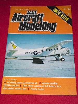 SCALE AIRCRAFT MODELLING - DHC3 OTTER - April 1989 Vol 11 # 7