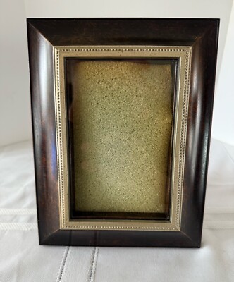 Pinnacle Shadow Box Picture Frame 6  x 4 1/8  Wood & Metal First To Make 4/15/10