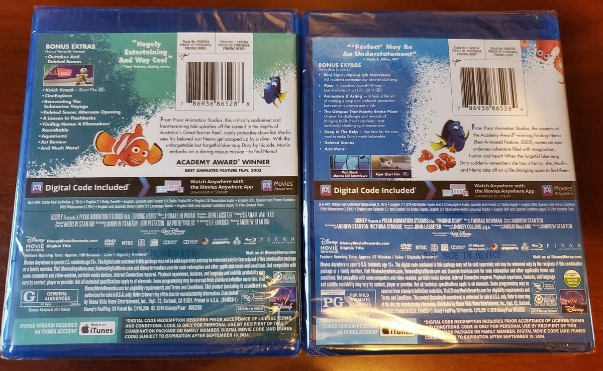 Procurando Nemo Blu Ray