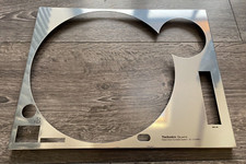 1 x Technics SL-1210 MK2 frontale dall'aspetto cromato con serigrafia **50% di sconto**