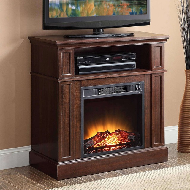 Tv Stand W Fireplace Media Console Electric Entertainment Center