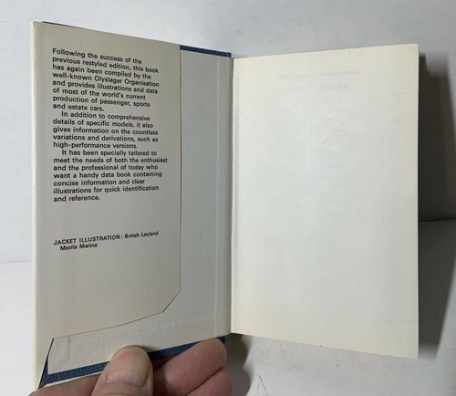 1972 The Observer’s Book Of Automobiles Illustrated Dust Jacket British Morris - Imagen 3 de 10