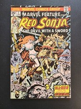 Marvel Comics Marvel Feature #2 January 1976 Red Sonja Frank Thorne Cover