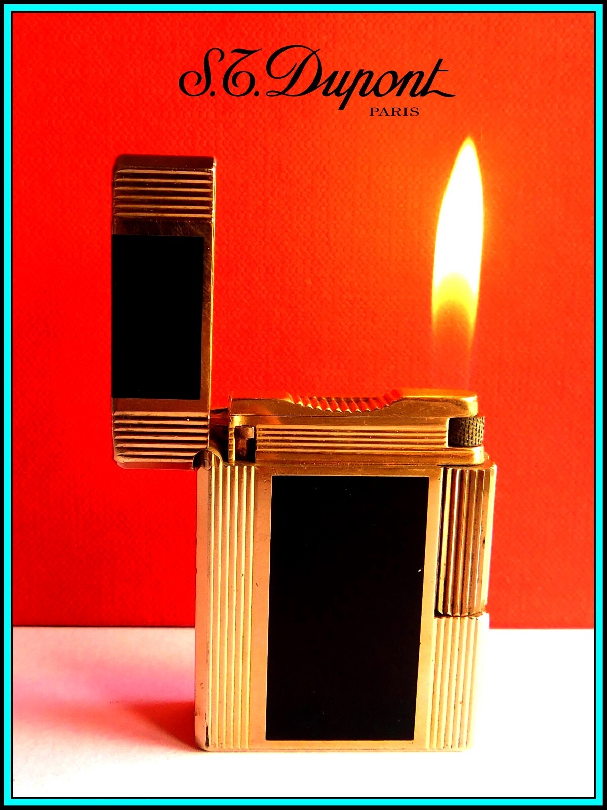 - Ligne 1 Rose Gold & Black Chinese Lacquer - Just Serviced