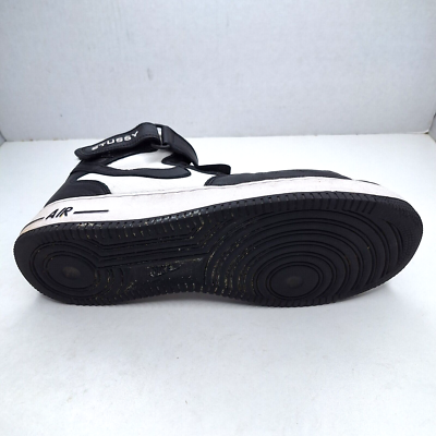 Nike Stussy X Air Force 1 Black White DJ7840-002 Men's Sneakers