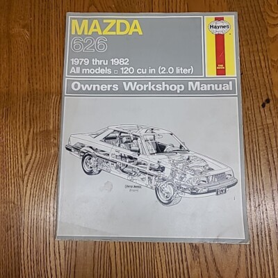 Haynes Auto Repair Workshop Manual for Mazda 626 years 1979 thru 1982 All Models