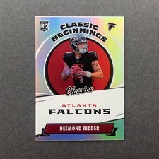 2022 Classics Desmond Ridder Classic Beginnings Silver #CB-2 Rookie ATL Falcons