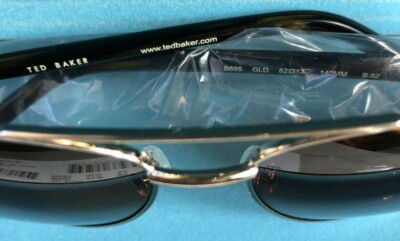 $140 Ted Baker Aviator Sunglasses Gold 62-13-140 100% UV  display picture 2
