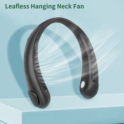 Portable Cooling Fan USB Rechargeable Bladeless Cooling Air Neck Mini Sport Fan - Picture 22 of 84