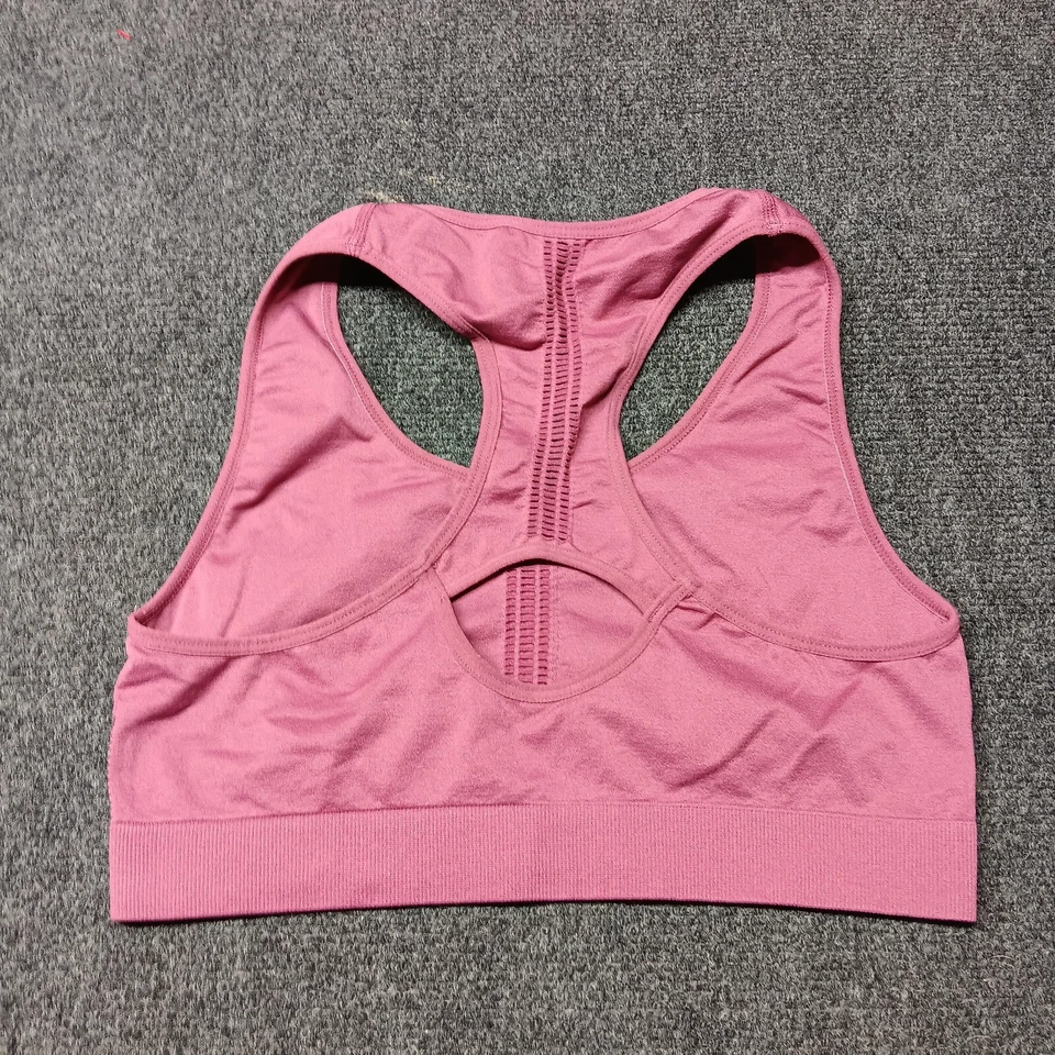RBX Reebok Sports Bra Women Large Magenta Racerback Wireless - Image 4 of 4
