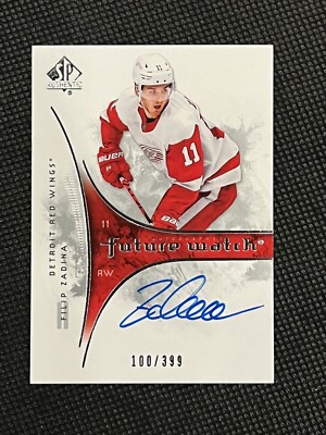 2019-20 Filip Zadina SP Authentic '09-10 Retro Future Watch Auto #RFWAFZ 100/399