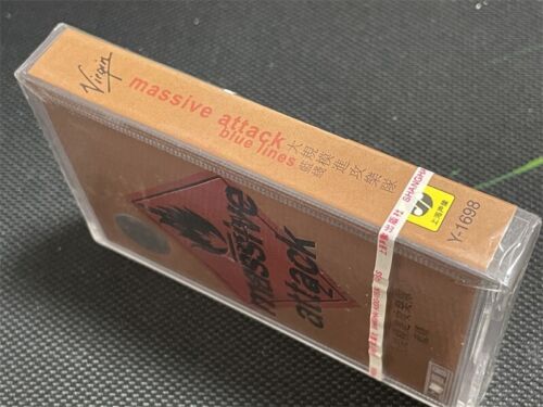 Massive Attack Blue Lines CHINA FIRST EDITION CASSETTE TAPE Sealed Very Rare - Picture 4 of 4