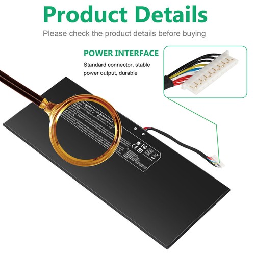 L140BAT-4 6-87-L140S-72B01 battery for Lemp9 System76 Darter Pro 2021 CLEVO L140 - Picture 13 of 17