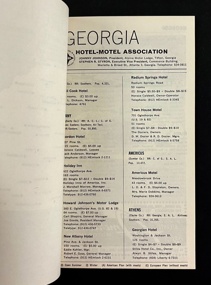 1950s Hotels Motor Inns Motels Vintage Pocket Travel Lodging