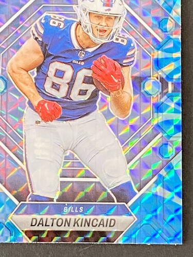 Dalton Kincaid 2023 Panini Mosaic Reactive Blue Mosaic Prizm RC #305 - Picture 4 of 10