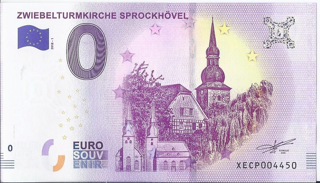 Billet de 0 euro Allemagne 2018 · Bielefeld · Ancien hôtel de