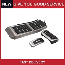 Pack of 3 For Audi A4 B8 S4 Accelerator Brake Rest Foot Footrest Pedals Pad Set