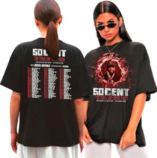 The Final Lap Tour 2023 50 Cent Concert Gig Tour T-shirt, size S-5XL