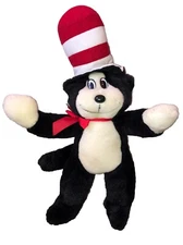 Play By Play The Cat In The Hat Play Plush Stuffed Cat Vintage 15” Great Cond.