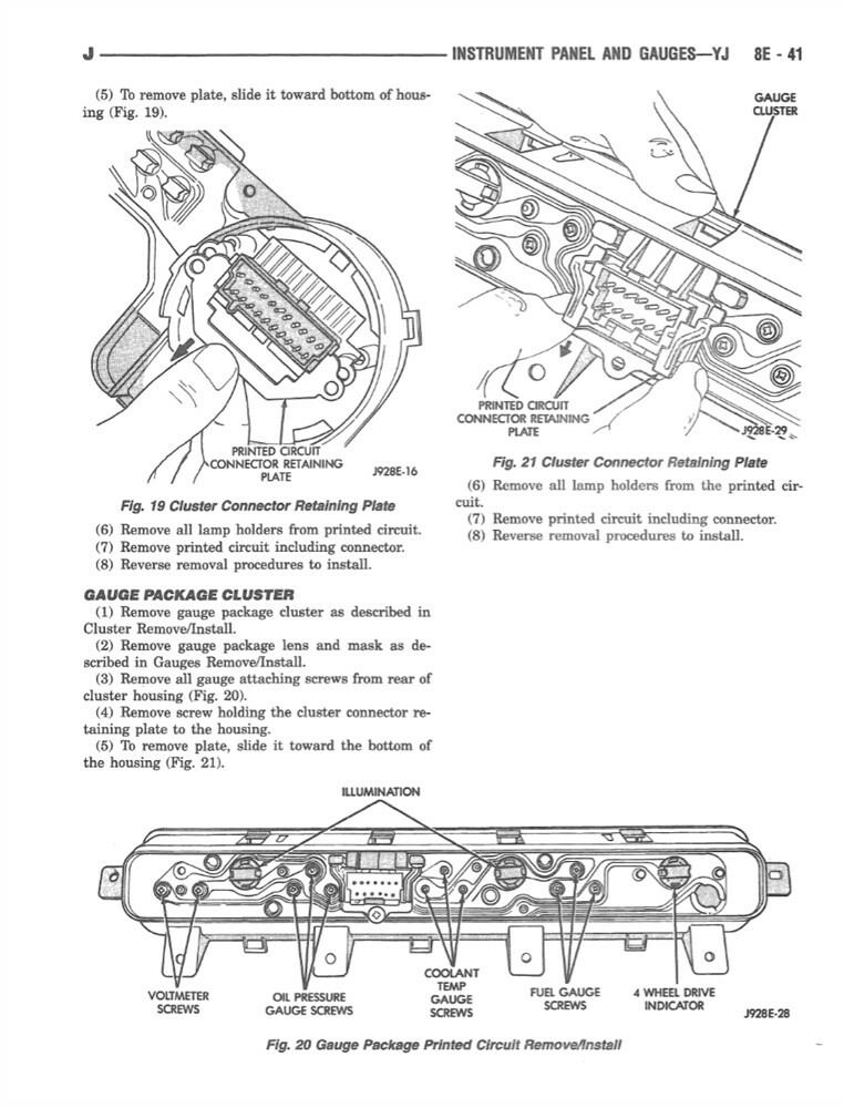 1995 Jeep Cherokee Wrangler 電装修理書 1995 Jeep Cherokee, Wrangler Factory Shop Service Manual | eBay