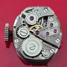 VINTAGE~ELGIN 700~21J USA WATCH MOVEMENT