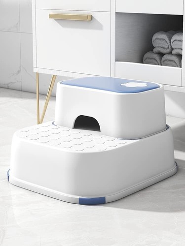 Kids Toddler Foot Step Stool 2 Step Sturdy Reach Ladder Removable Top Anti-Slip - Picture 13 of 22