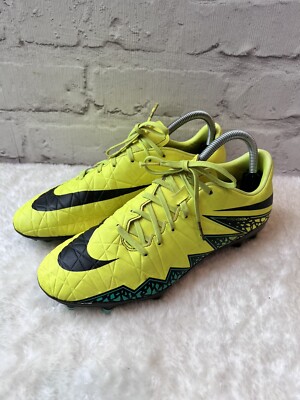 Nike Mens Hypervenom Phelon II FG Football Boots Uk Size Green