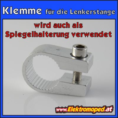 Ersatzteil Elektro-Scooter Klemme für die Lenkerstange Querlenker eScooter