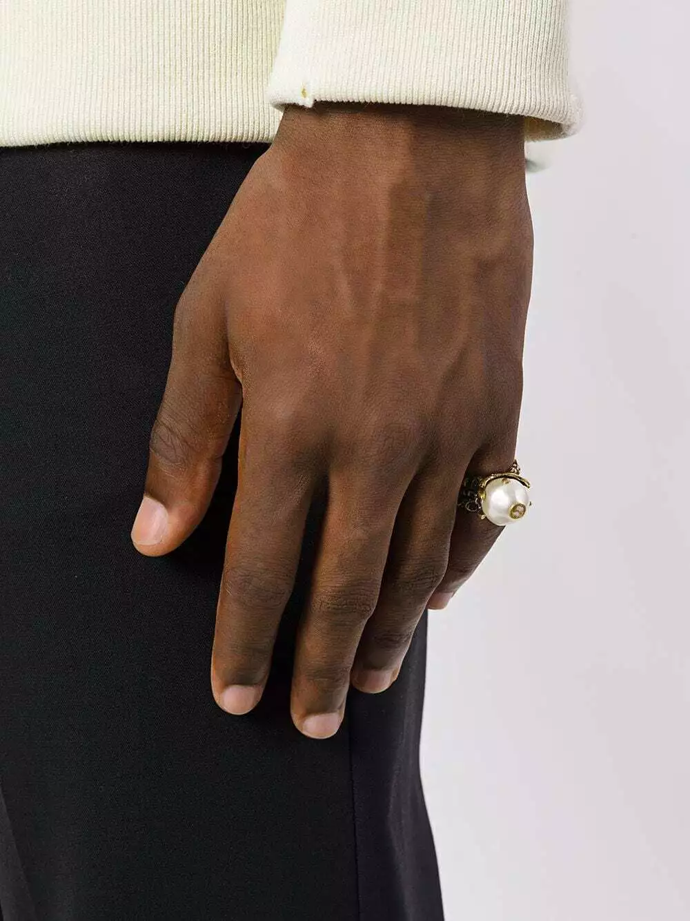 BAGUE EFFET PERLE GUCCI Taille 21 NEUVE ÉPUISÉE RARE L@@K !