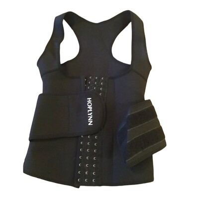 HOPLYNN Neoprene Sweat Waist Trainer Corset Trimmer Belt Weight