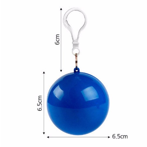 5 Pc Disposable Raincoat Ball Unisex Keyring Poncho Imperméable 2024 Portatif