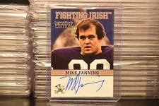 2003 TK Legacy Notre Dame Mike Fanning Signature Edition Auto FI8