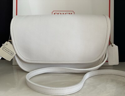NWT COACH VINTAGE WHITE RITCHIE CROSSBODY BAG 9937 USA | eBay