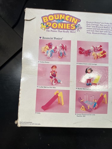 Galoob Bouncin’ Ponies Purple Walkin’ Pony & Her Carriage Walking Pony NIB #3454 - Picture 15 of 20