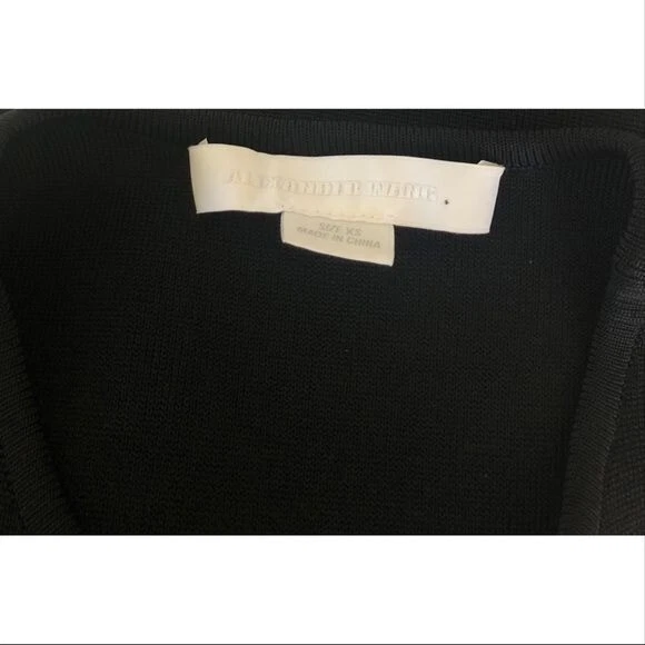 ALEXANDER WANG Mini Abito Bodycon Fascia Senza Maniche XS