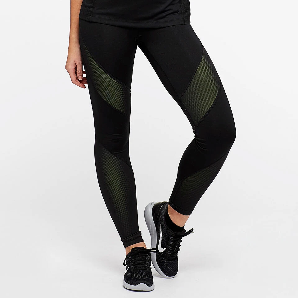 Nike Pro Hyperwarm Black/Volt Training Tights (854969-010) Size S - NWT