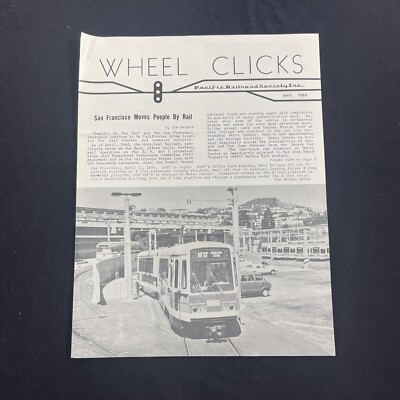 Wheel Clicks Pacific Railroad Society Monthly Newsletter Journal 1980 Mai