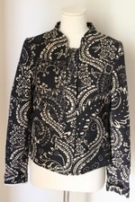 Christian Lacroix Toros Designer Couture Paris Coat Jacket Gold Floral Black