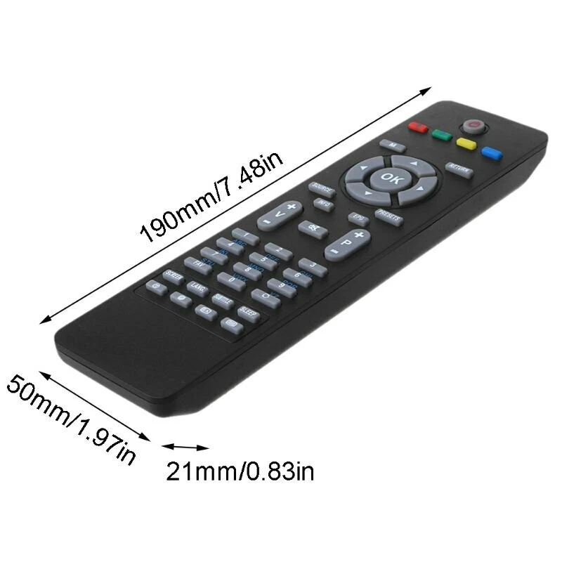 Telecomando sostituivo compatibile per TV CELCUS Hitachi JMB Telefunken RC1825 - Immagine 2 di 3