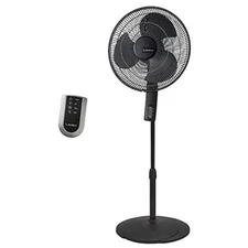 Oscillating Pedestal Fan, Thermostat, Adjustable Height, Remote Control, Time...