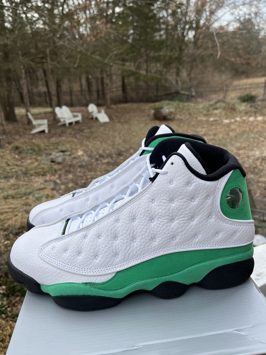 Nike Air Jordan 13 Retro White Lucky Green Size 11.5. DB6537-113
