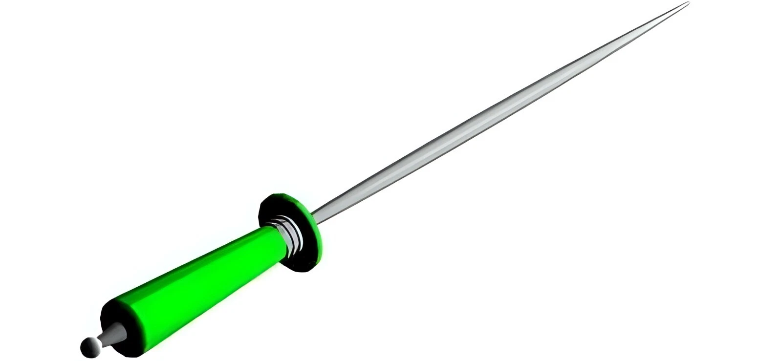 Phoenix 320mm Titanium Nitride Butcher's Chef's Sharpening Steel, Green.
Opens in a new window or ta