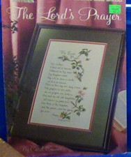 CROSS STITCH THE LORDS PRAYER BEAUTIFUL DESIG...